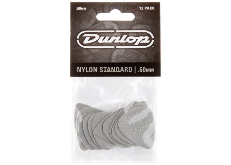 Dunlop Nylon Guitar Picks - .60MM 12 Pack