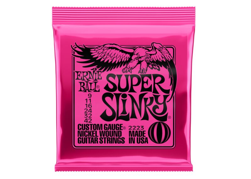 Super Slinky Electric Guitar Strings- Single Pack 