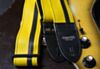 Yellow w/ Black Racer X Guitar Strap 