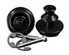 Dunlop Straplok Strap Retainers Dual Design - Black Oxide