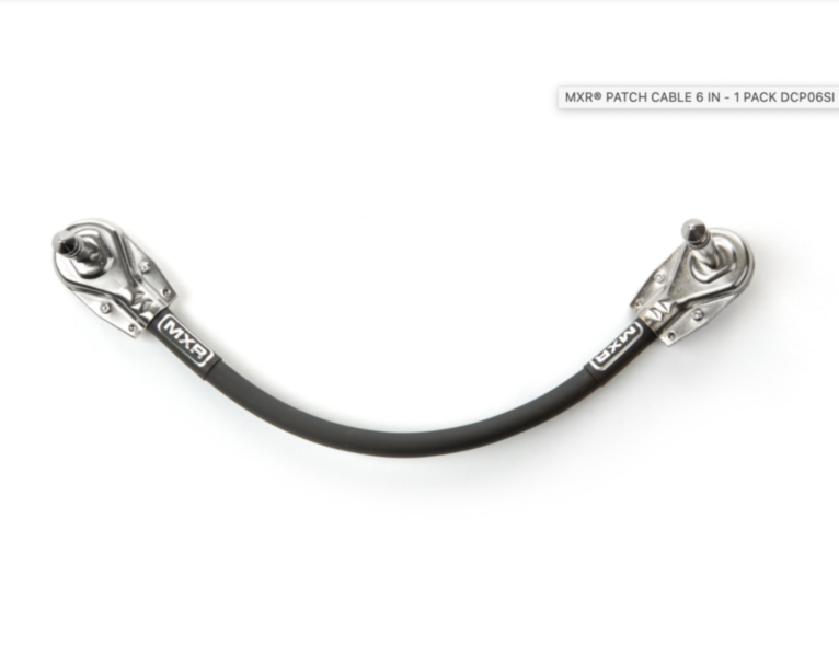 Dunlop 6 Inch MXR Right Angle Pedal Patch Cable