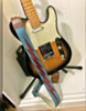 Fender Telecaster with custom Megabolt Guitar strap