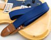 The Navy And Buckskin Seatbelt Guitar Strap 