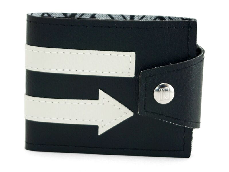 The All Mod Cons Black and White Arrow Wallet