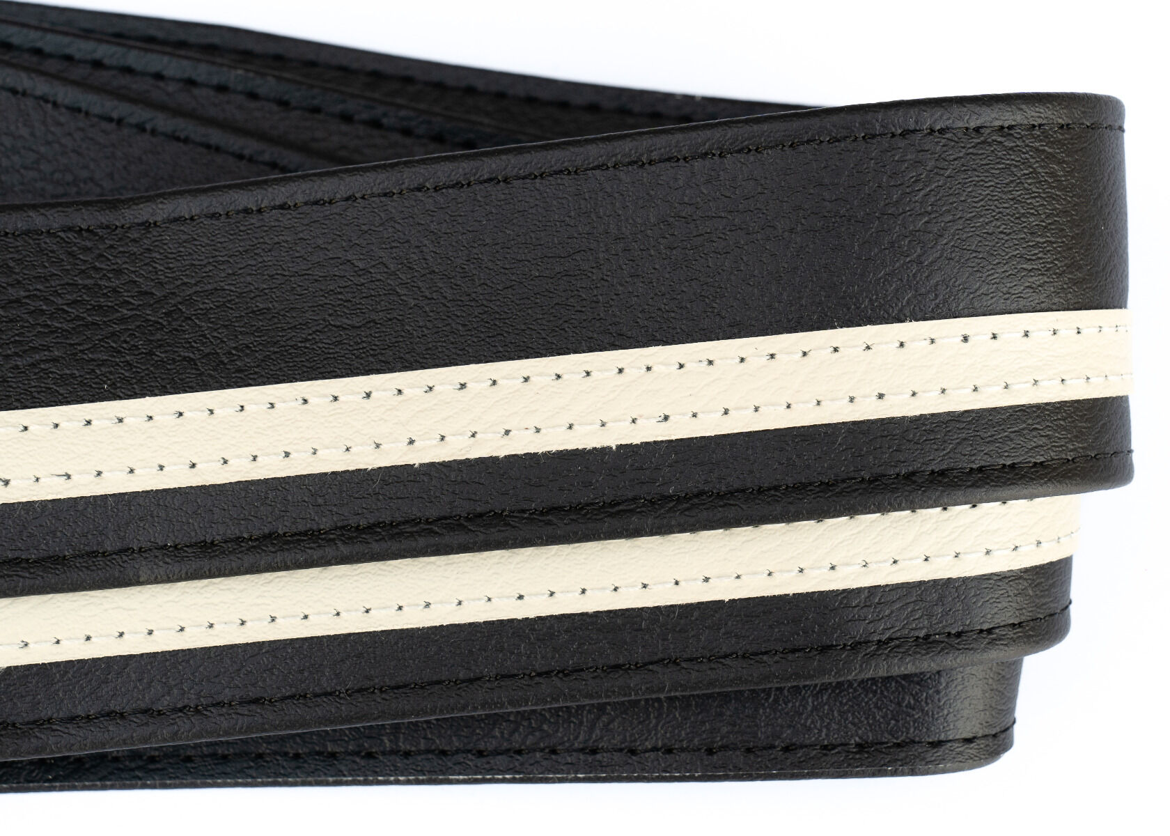 Black & White Racer X Guitar Strap