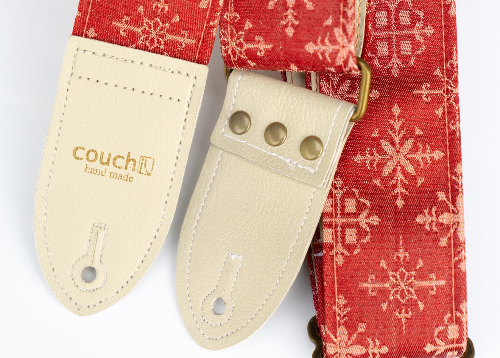 Vinrtage 67 Scout Holiday Christmas Snowflake Guitar Strap