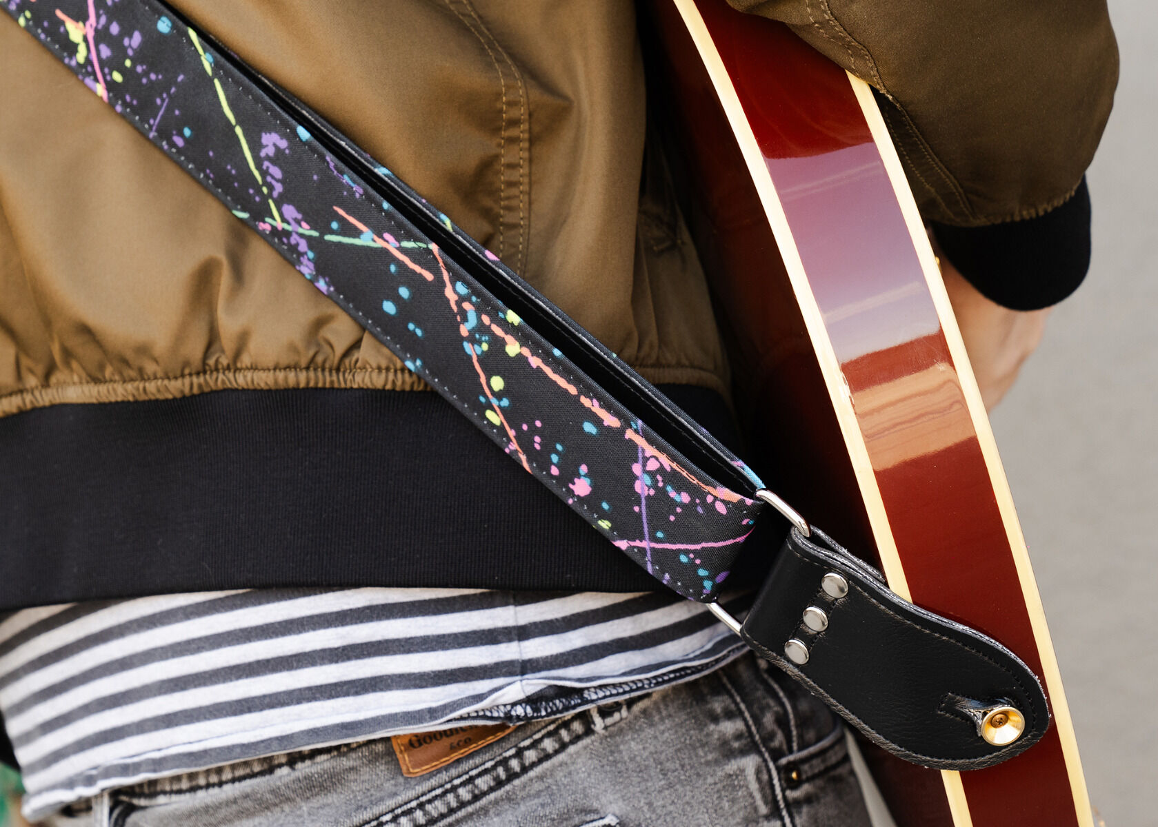 Dixie Cup Cooler Smash Guitar Strap