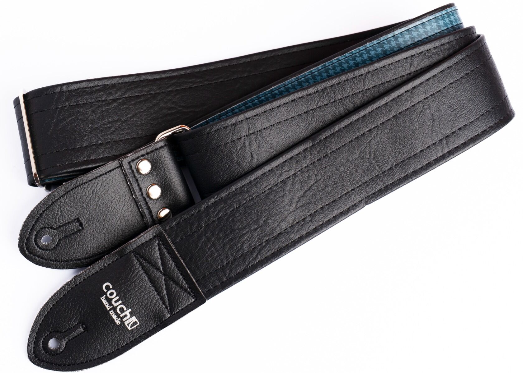 Reverse GTO Guitar Strap - Made of Vintage GTO Trunk Vinyl