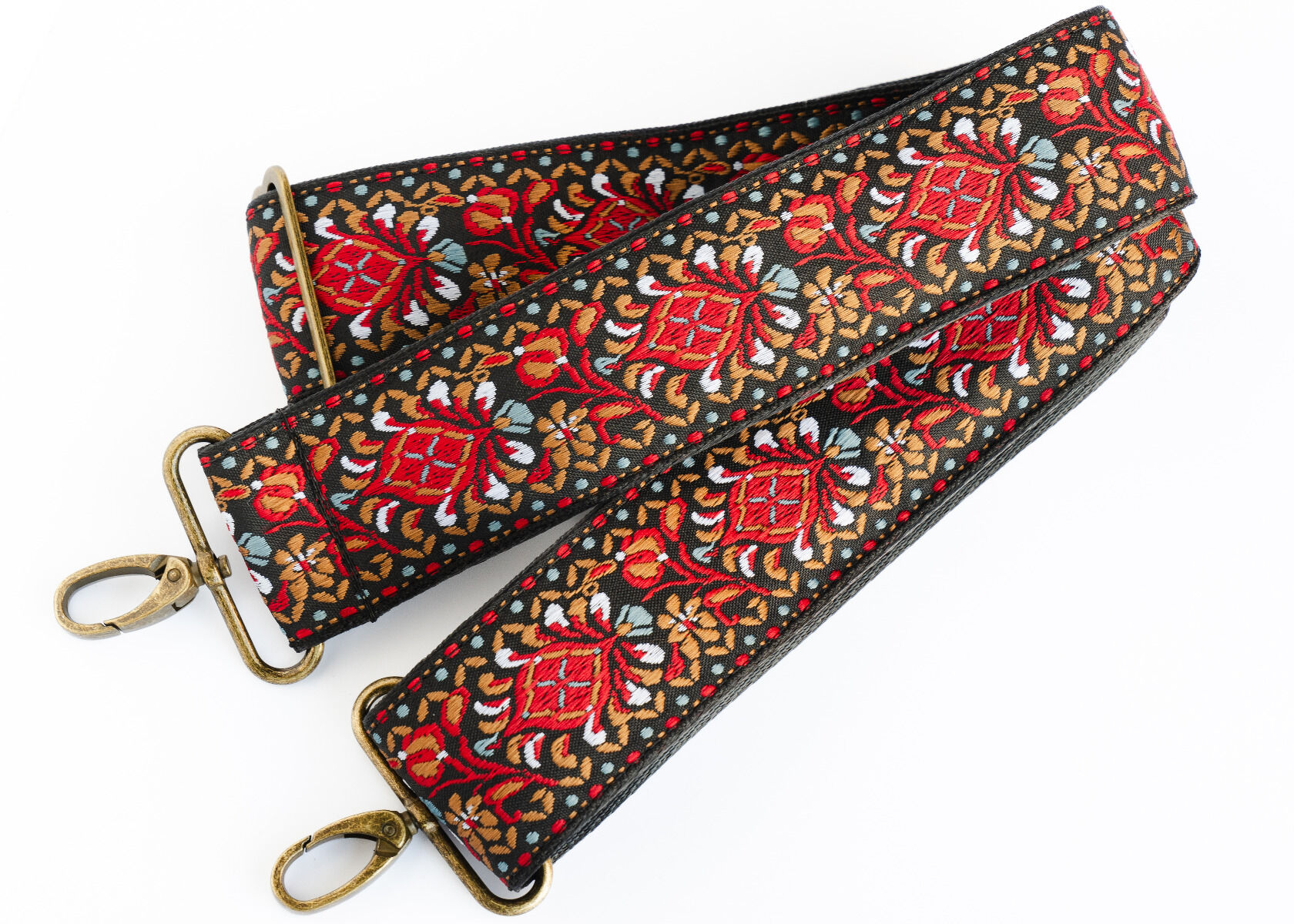 Hendrix Red and Blue Purse Strap