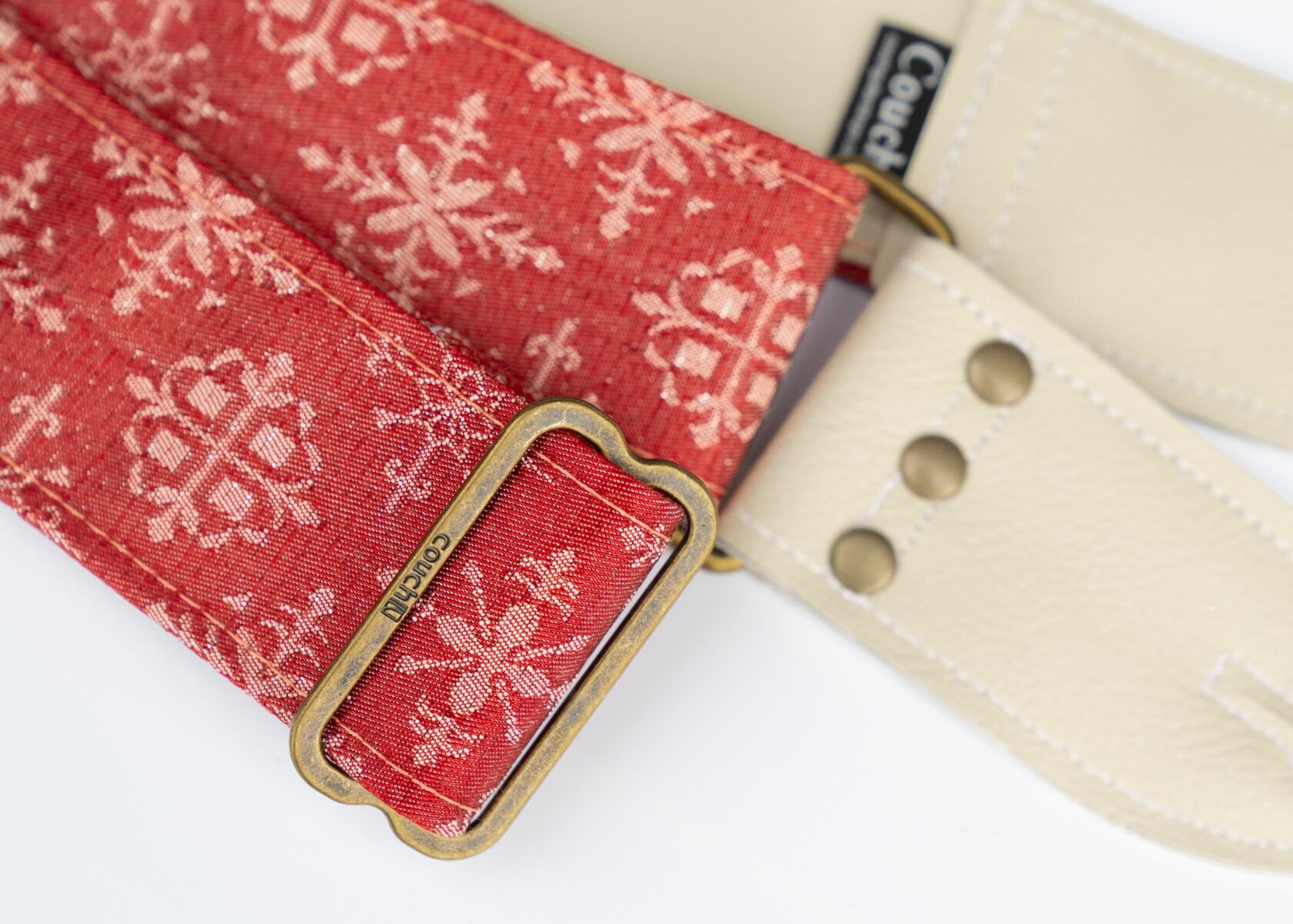 Vinrtage 67 Scout Holiday Christmas Snowflake Guitar Strap