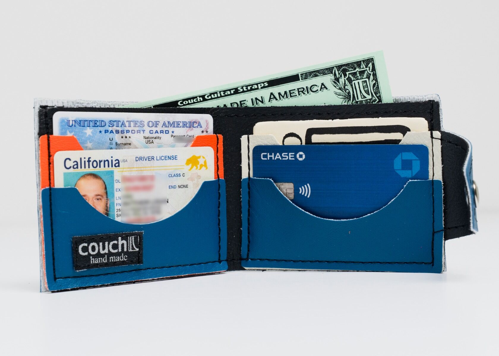 Limited Edition Jet Age Upcycled Racing Stripe Wallet Limited Edition Jet Age Upcycled Racing Stripe Wallet