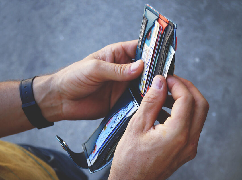 Limited Edition Jet Age Upcycled Racing Stripe Wallet