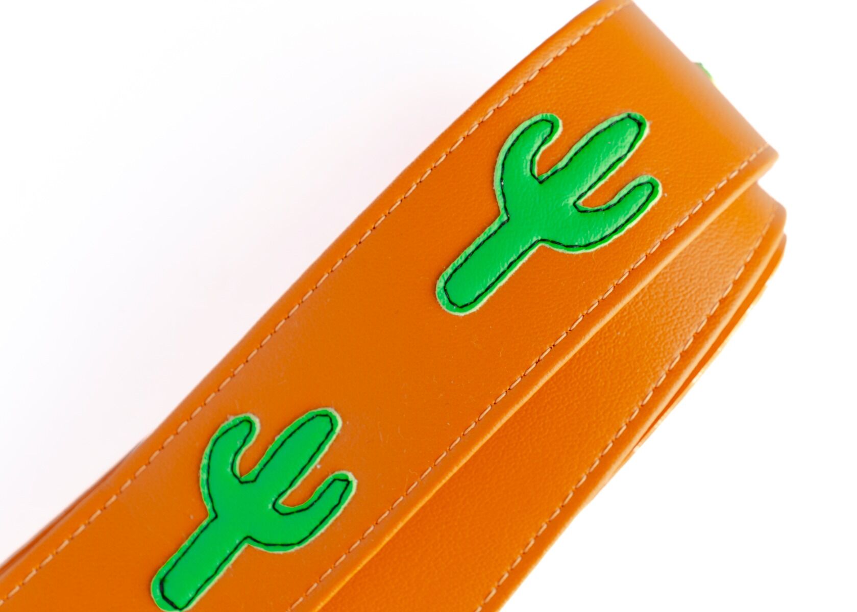 Neon Cactus Vintage Guitar Strap