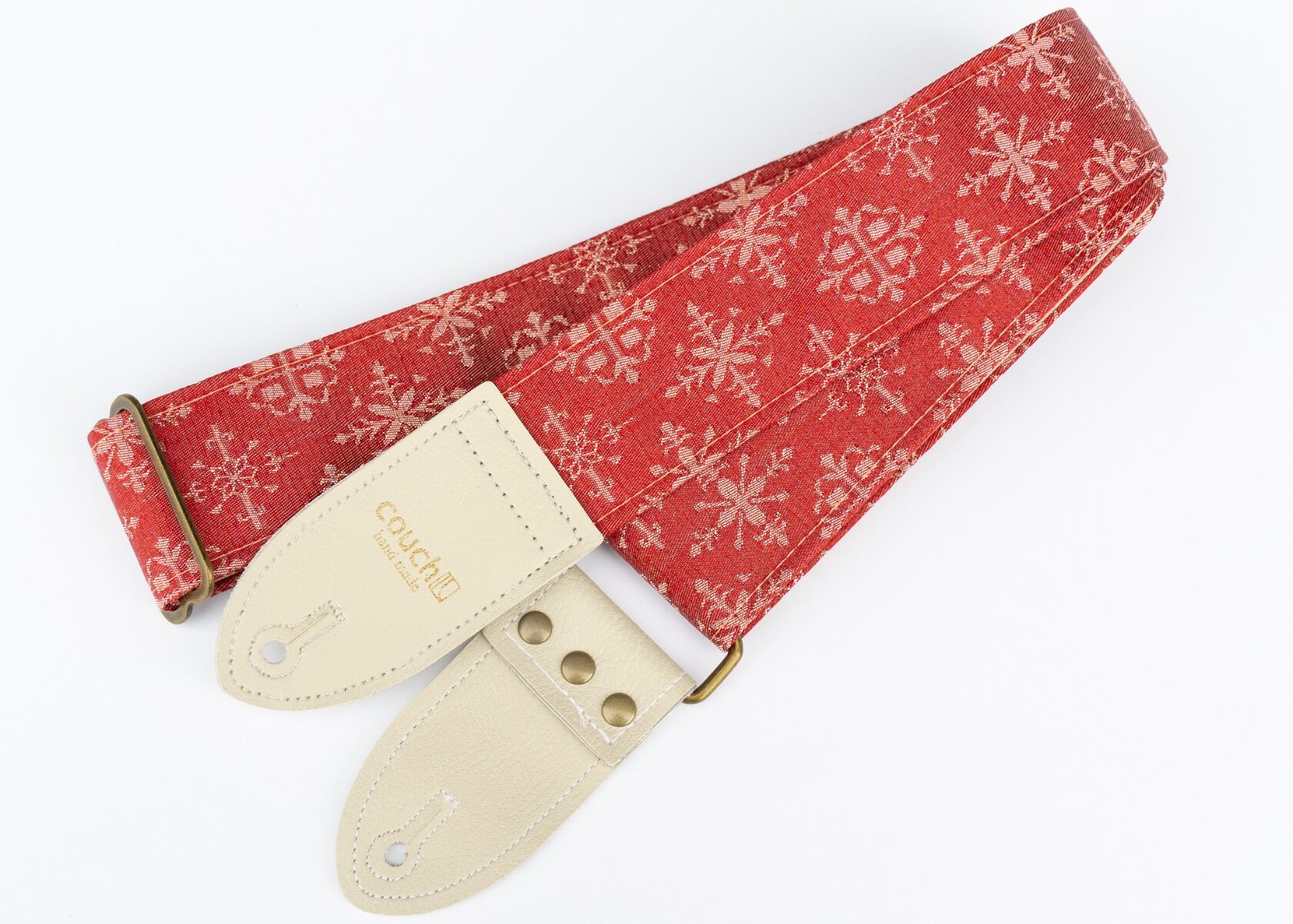 Vinrtage 67 Scout Holiday Christmas Snowflake Guitar Strap
