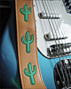 Neon Cactus Vintage Guitar Strap