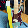 Yellow Seatbelt Guitar Strap