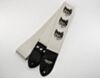 The Couch Cat Guitar Strap In All White