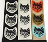 The Couch Cat Camera Strap- Black With White Cats