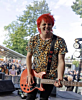 Limited Edition Red Sparkle Hearts Guitar Strap 