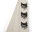 White Strap w/ Cats Guitar Strap