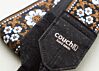 Cork and Brown Flowers Camera Strap