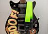Neon Green Seatbelt Guitar Strap