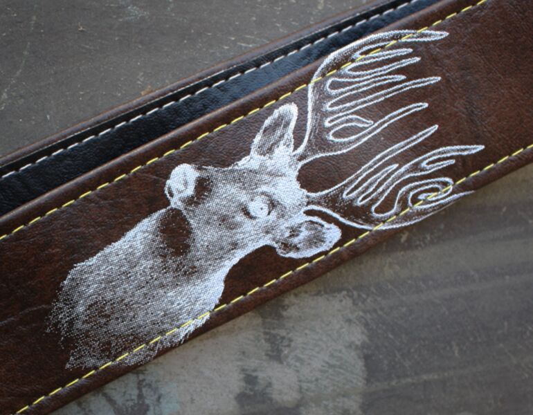 "Wildlife" Deer Antlers Camera Strap  