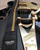 Black & Gold Racer X Guitar Strap 