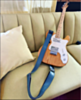 The Vintage Blue GTO Trunk Liner Guitar Strap