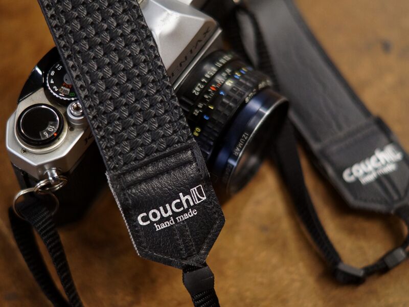 Black Deadstock Volkswagen Slim Camera Strap 1.5"