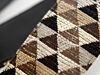 3 Inch Black Triangle Pyramid Pattern Vintage Guitar / Bass Strap