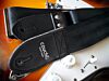 All Plain Black Vegan Strap- Guitar