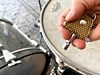 Gold Barracuda Drum Key Holder