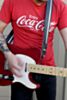 Black with Silver Racer X Guitar Strap 