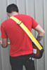 Yellow with White Racer X Guitar Strap