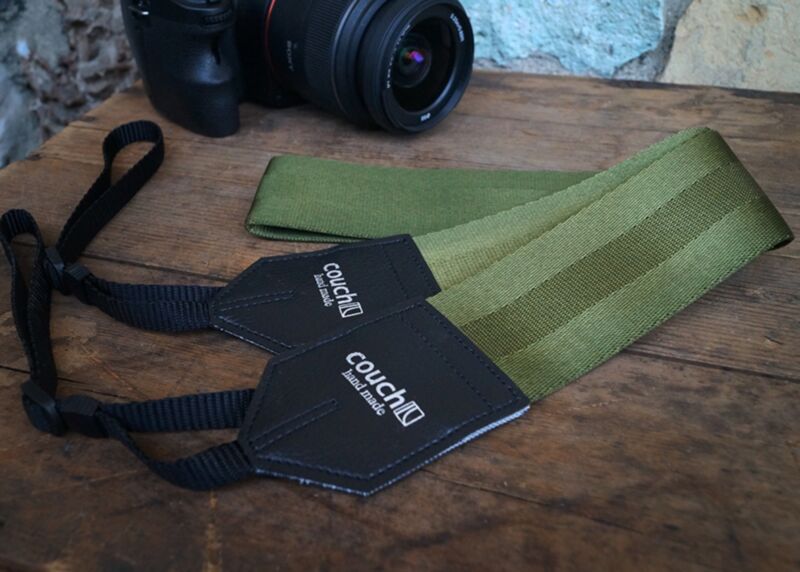 The Recycled Army Seatbelt Camera Strap