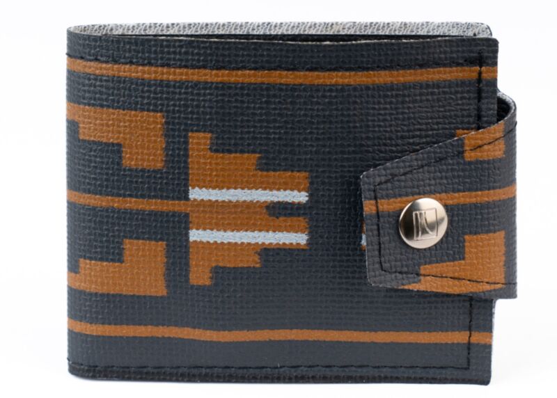 Southwestern Charcoal And Sand Wallet