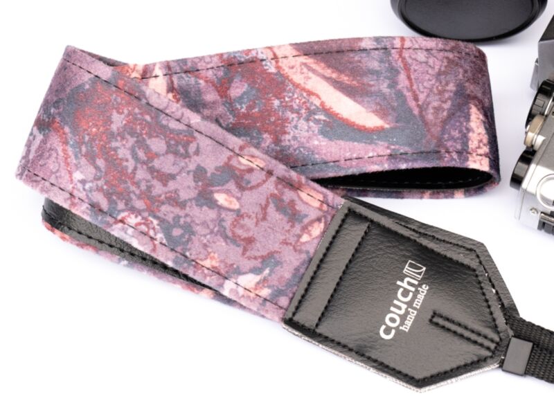 Floral Goth Camera Strap