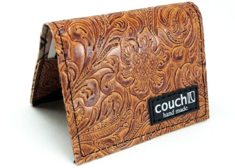 Light Brown Western Slimline Wallet 