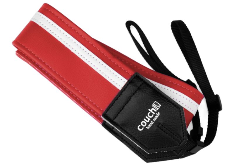 Red & White Racer X Camera Strap