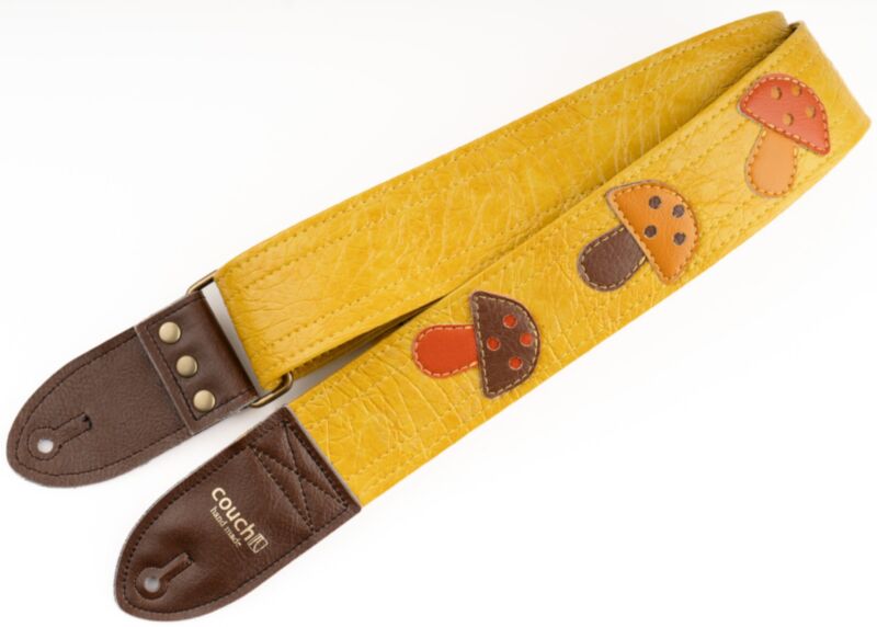 Mushroom Applique Guitar Strap