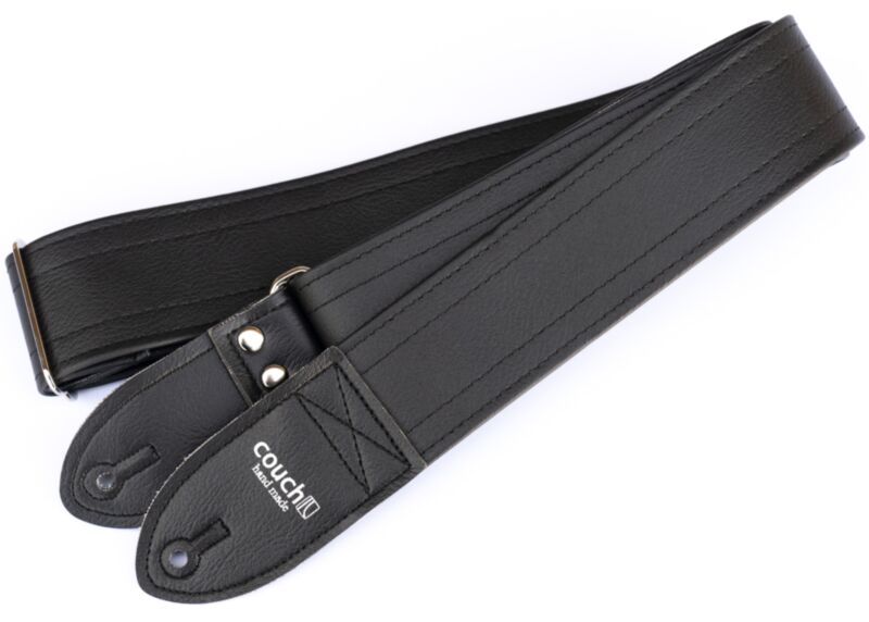 The None More Black Luggage Guitar Strap