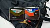 Couch Racer Wallet- Brown w/ Orange & Army Stripes