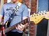 The "I am 8-bit" by Couch Guitar Strap - Black