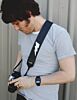 The Lightning Bolt Camera Strap Custom Made- Black 