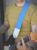 The Runway Blue Luggage Guitar Strap