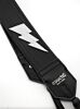 The Lightning Bolt Camera Strap Custom Made- Black 