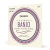 D'addario EJ57 5-String Banjo Strings, Nickel, Custom Medium, 11-22