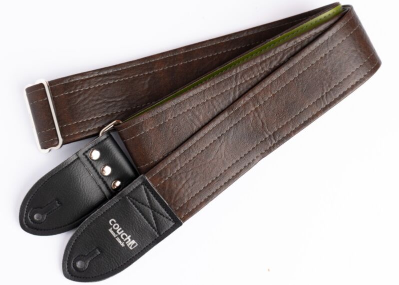 The Brown Deadstock Luggage Guitar Strap