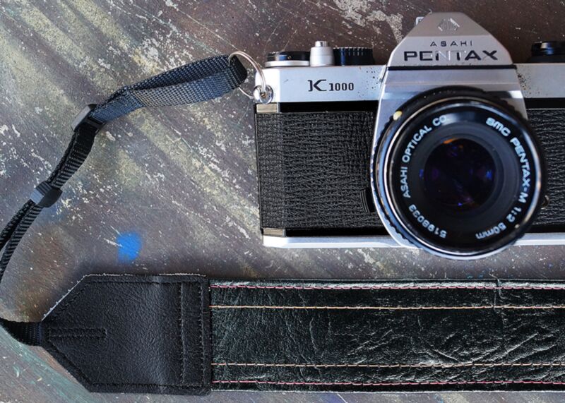 The Cadillac Sunburst Vintage Camera Strap